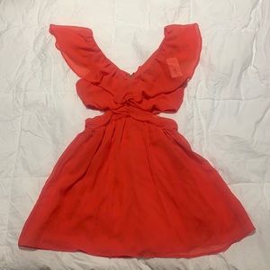 Size medium red-orange  short dress